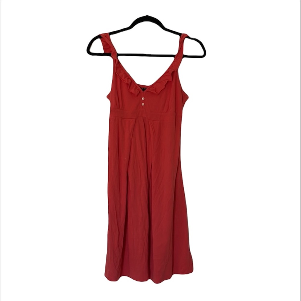 Lucky Brand Pale Orange Midi Dress, Size Medium